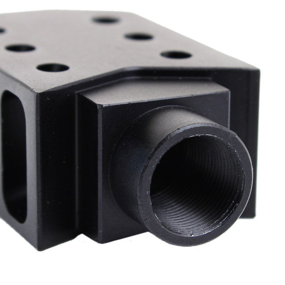 AR10/LR308BarrettStyleTankerMuzzleBrakeBlack
